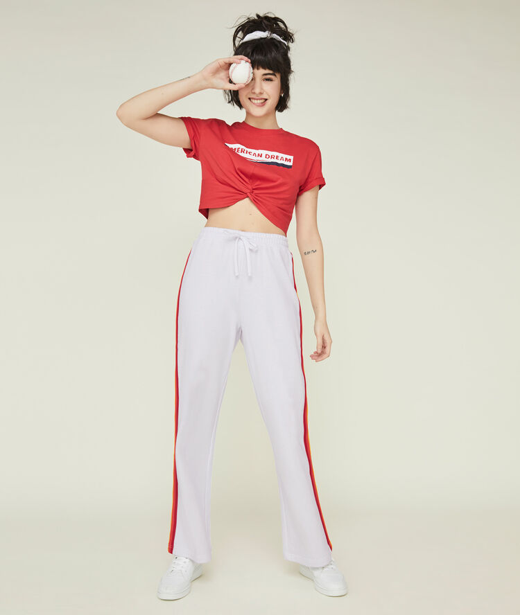 Pantalon blanc rainboniz white.
