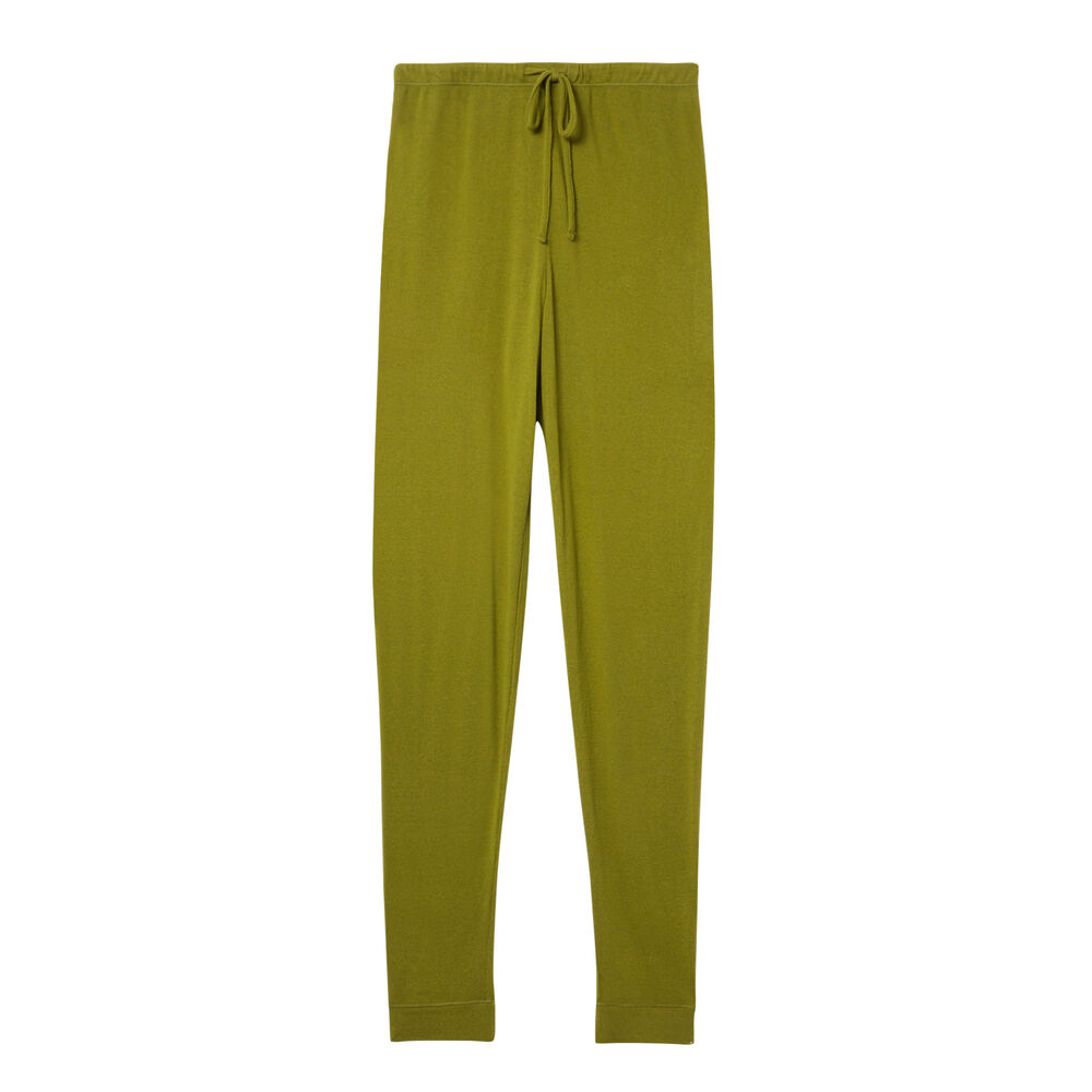 Pantalon en maille - kaki vert.