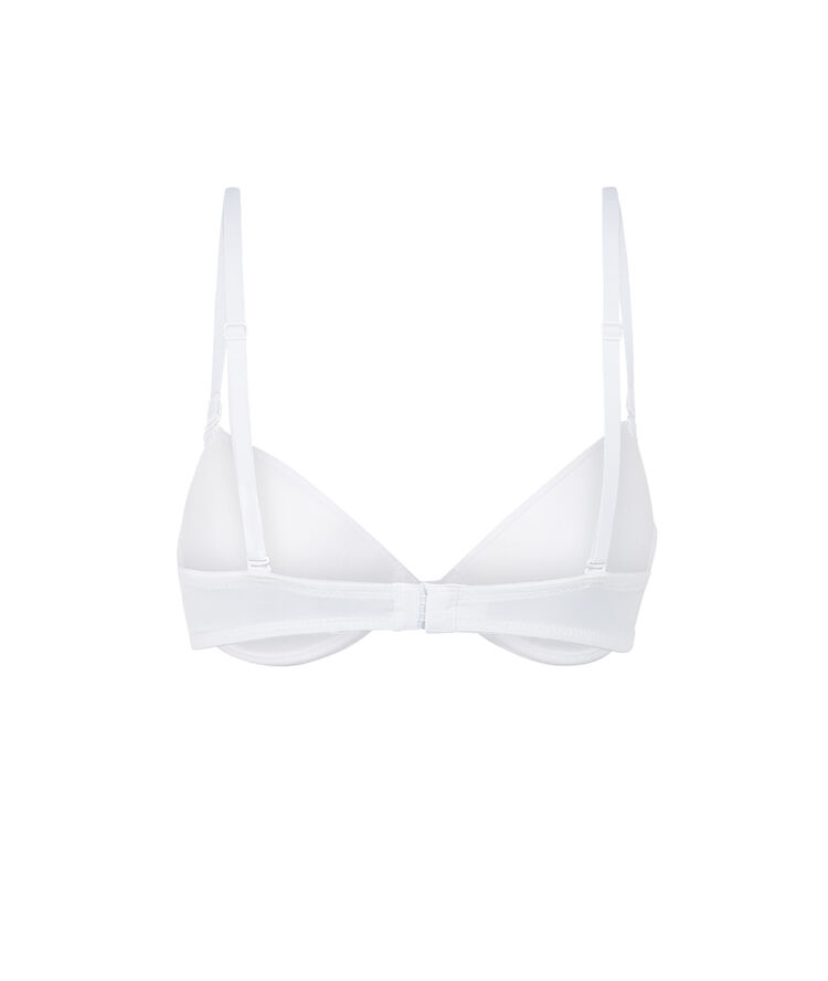 Soutien-gorge ampliforme blanc micro blanc.