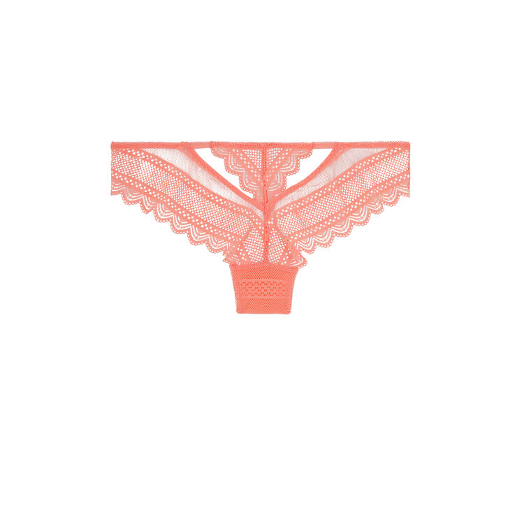 Slip rose pêche leiliz Slip rose pêche leiliz;
