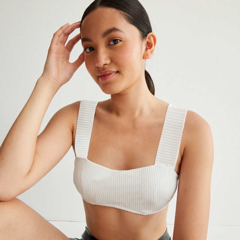 soutien-gorge corbeille en micro - blanc soutien-gorge corbeille en micro - blanc;