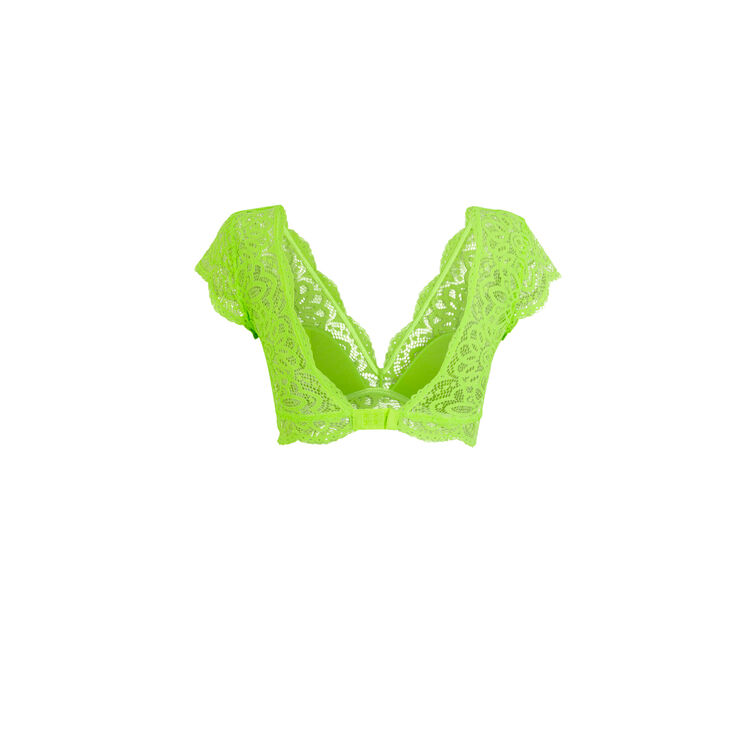 Soutien-gorge brassière jaune fluo tripoliz jaune.