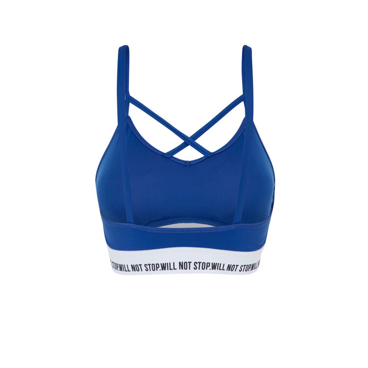 Brassière bleue funpoweriz Brassière bleue funpoweriz;