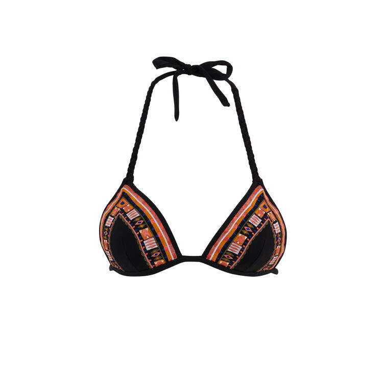 Haut de maillot de bain triangle noir brotressiz Haut de maillot de bain triangle noir brotressiz;