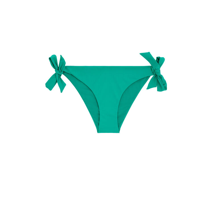 Bas de maillot de bain vert émeraude fusioniz vert.