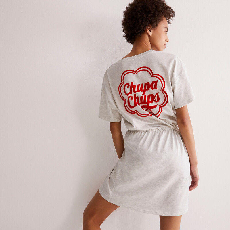 robe nouée Chupa Chups - gris chiné robe nouée Chupa Chups - gris chiné;