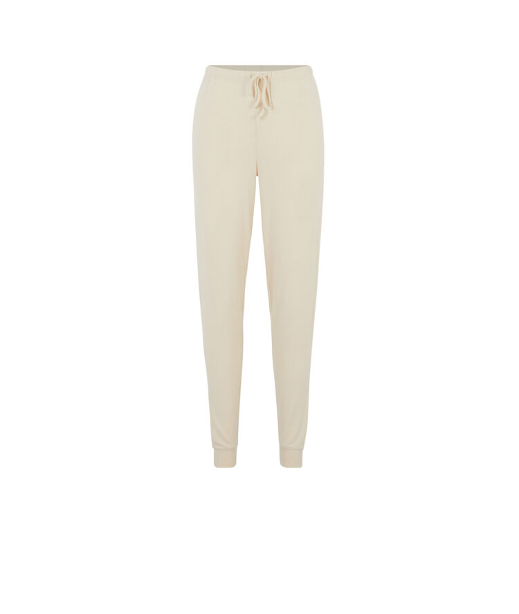 Pantalon en maille - blanc cassé ecru.