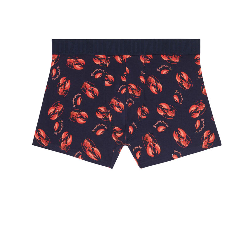 boxer à motifs - bleu marine boxer à motifs - bleu marine;