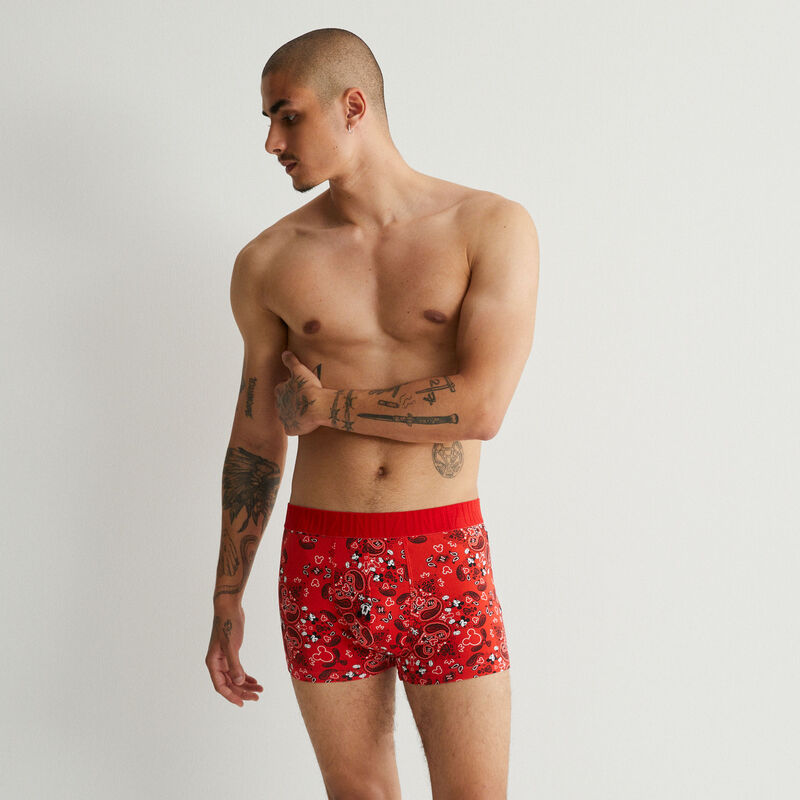 boxer à motifs Mickey - rouge boxer à motifs Mickey - rouge;