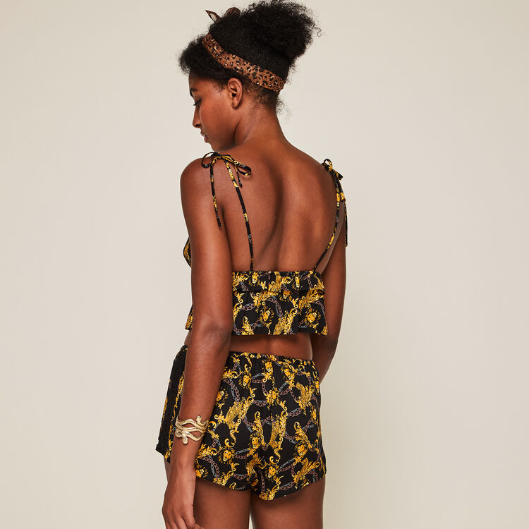 Short en satin print jimaprintiz Short en satin print jimaprintiz;
