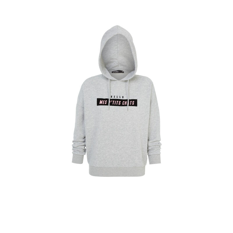 Sweat gris hellochatiz Sweat gris hellochatiz;