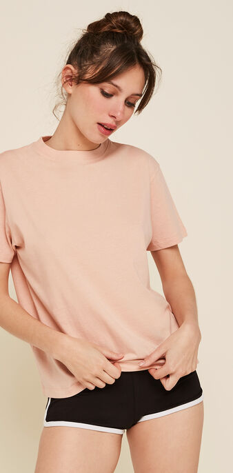 Top vieux rose uniz rose.