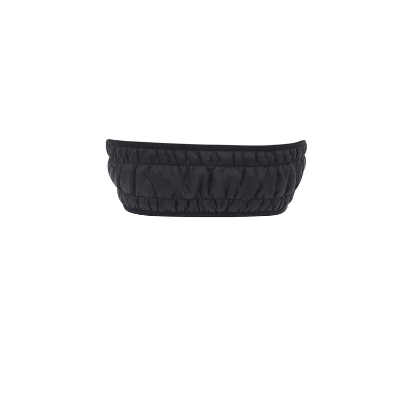 Bandeau détail zip doudouniz noir.