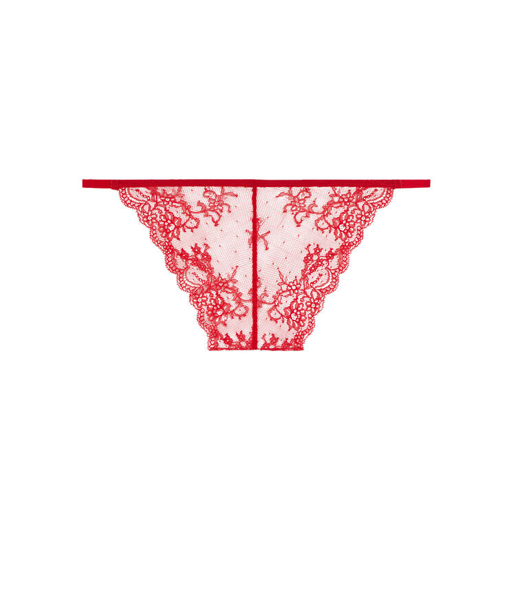 Tanga à message stupidiz rouge.
