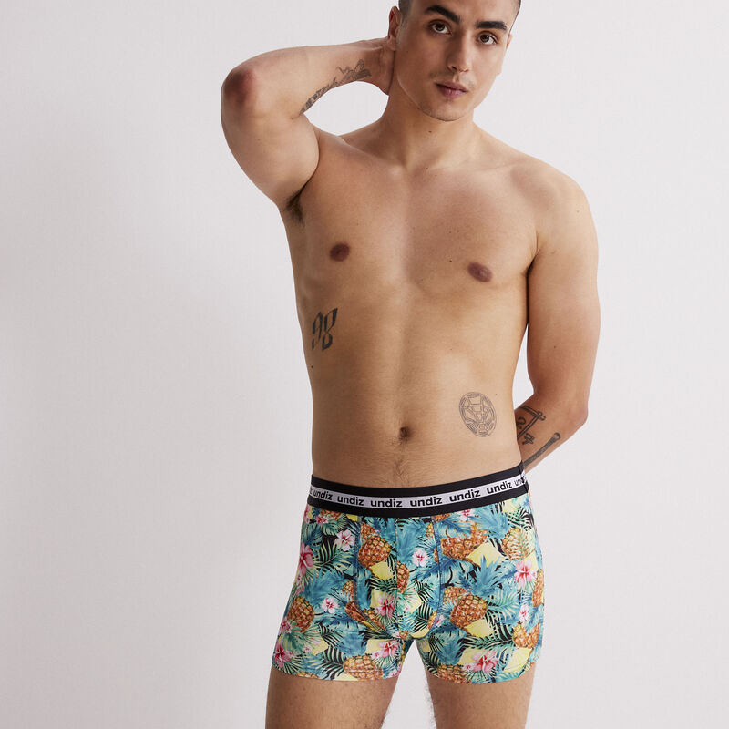Boxer imprimé tropical - vert Boxer imprimé tropical - vert;