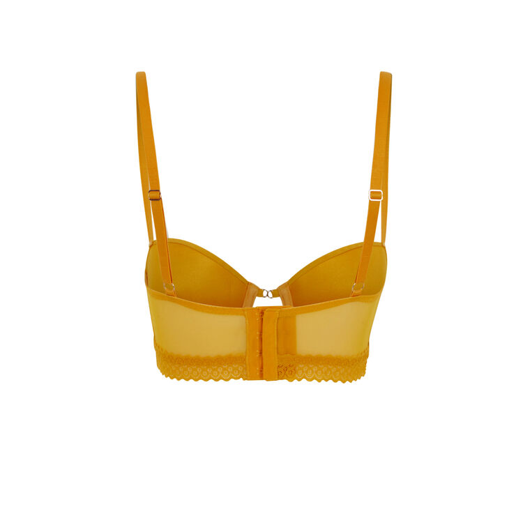 Soutien-gorge bustier couleur ocre turiniz Soutien-gorge bustier couleur ocre turiniz;