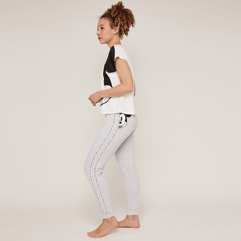 Pantalon imprimé mickey - gris Pantalon imprimé mickey - gris ;