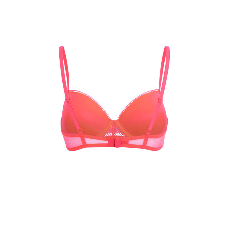 Soutien-gorge ampli corail fluo revoltiz rose.