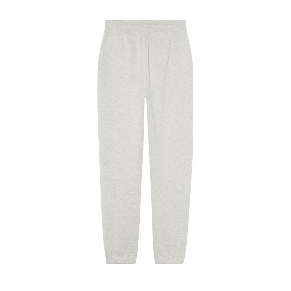 Pantalon froncé taille et cheville à message - écru ecru.