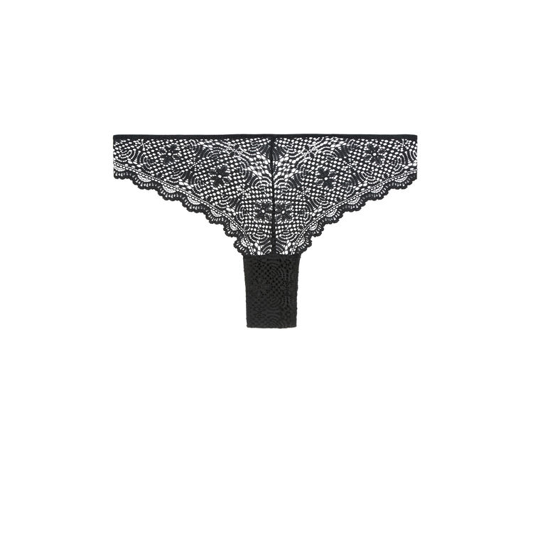 Tanga noir mahaliz black.