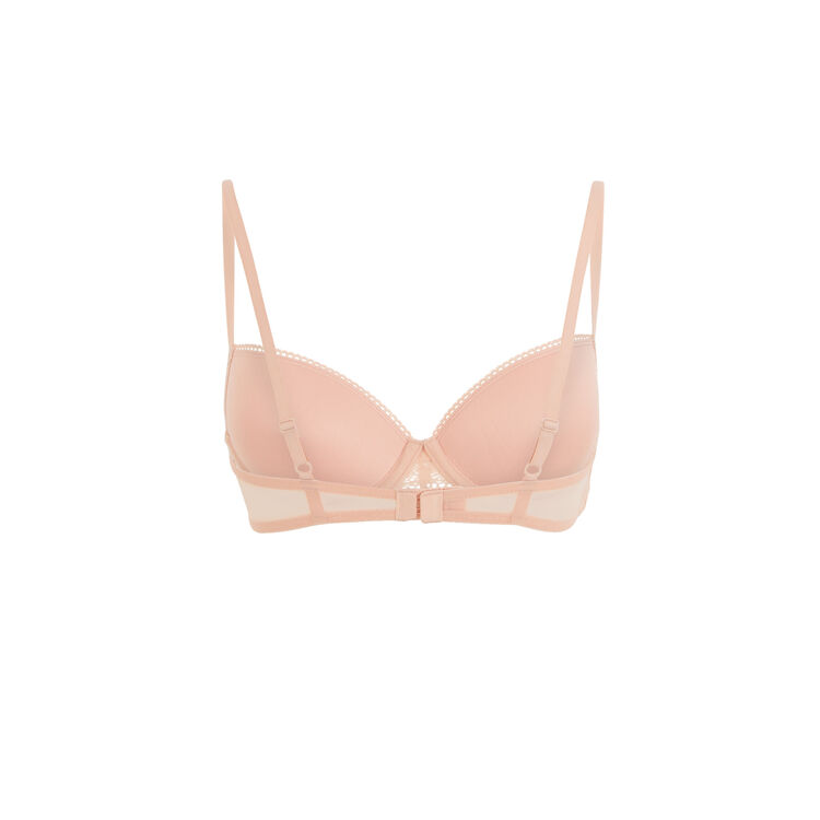 Soutien-gorge ampli rose poudré revoltiz rose.