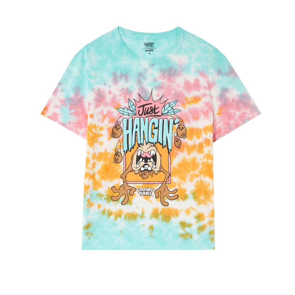 Tee shirt looney tunes - mangue orange.