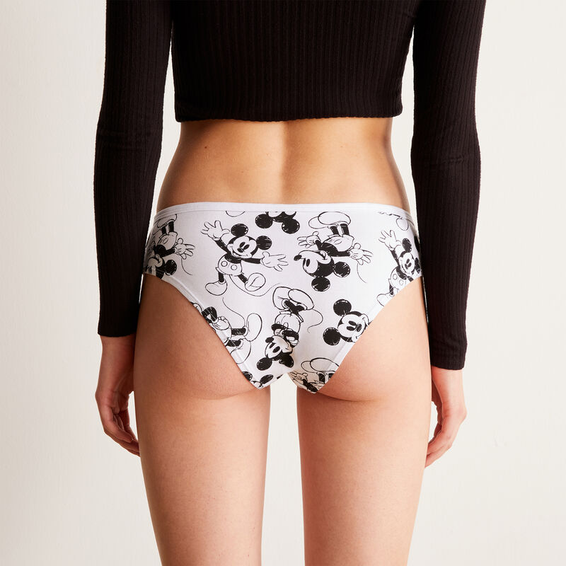 shorty à imprimés têtes de Mickey - noir shorty à imprimés têtes de Mickey - noir;