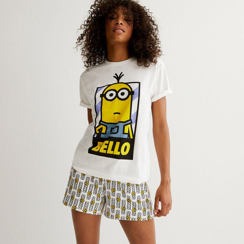 top Les Minions à message bello - blanc top Les Minions à message bello - blanc;