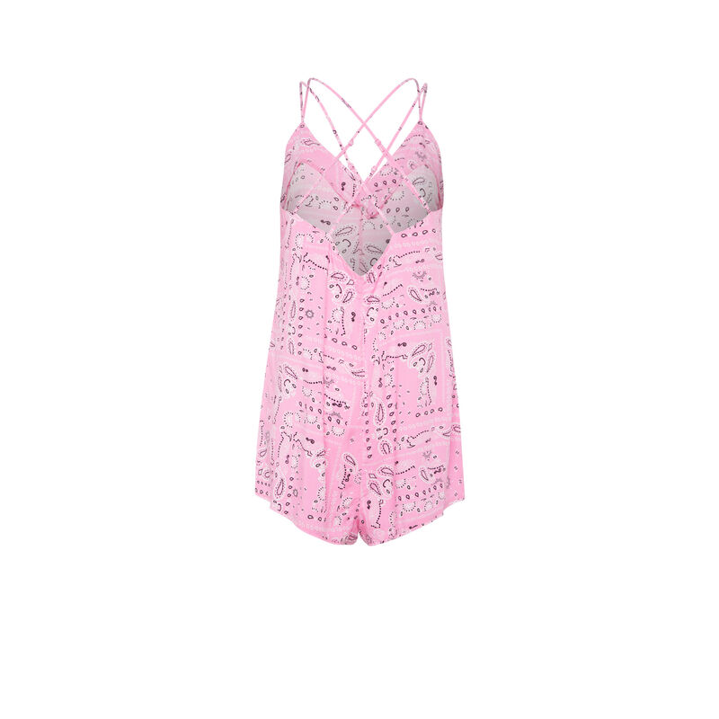 Combishort imprimé bandana - rose Combishort imprimé bandana - rose;