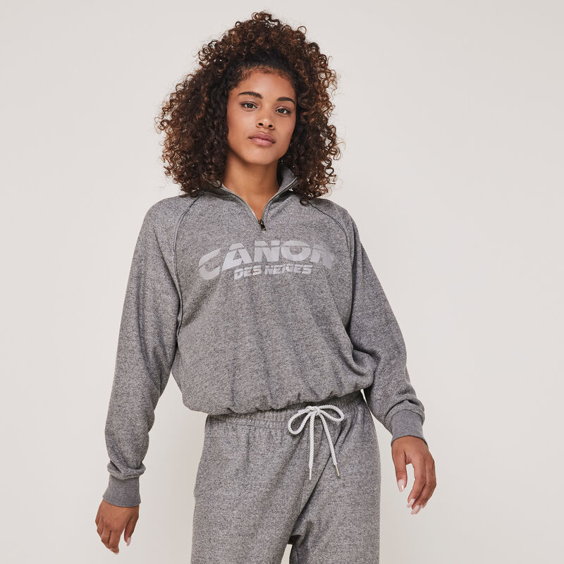 Sweat à zip print réfléchissant canondesneigiz Sweat à zip print réfléchissant canondesneigiz;