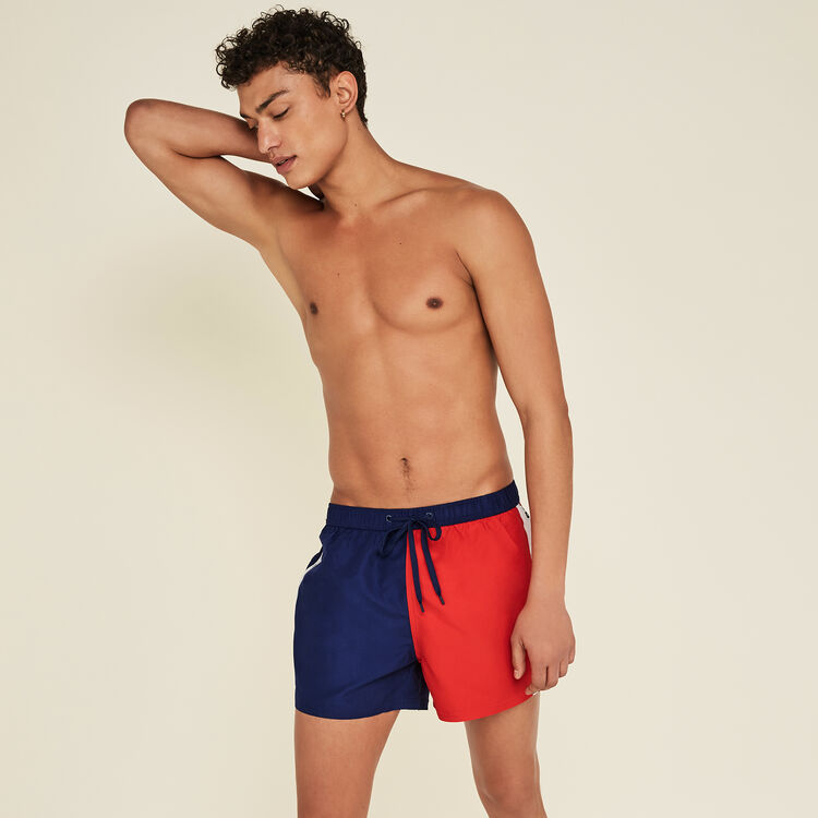 Short de bain rouge biffranciz red.