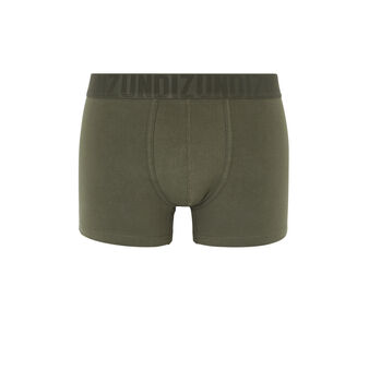 Boxer kaki oreliz vert.