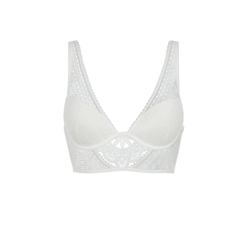 Soutien-gorge bustier push-up - blanc Soutien-gorge bustier push-up - blanc;