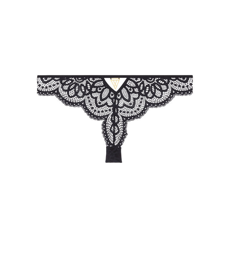 Tanga noir precieusiz noir.