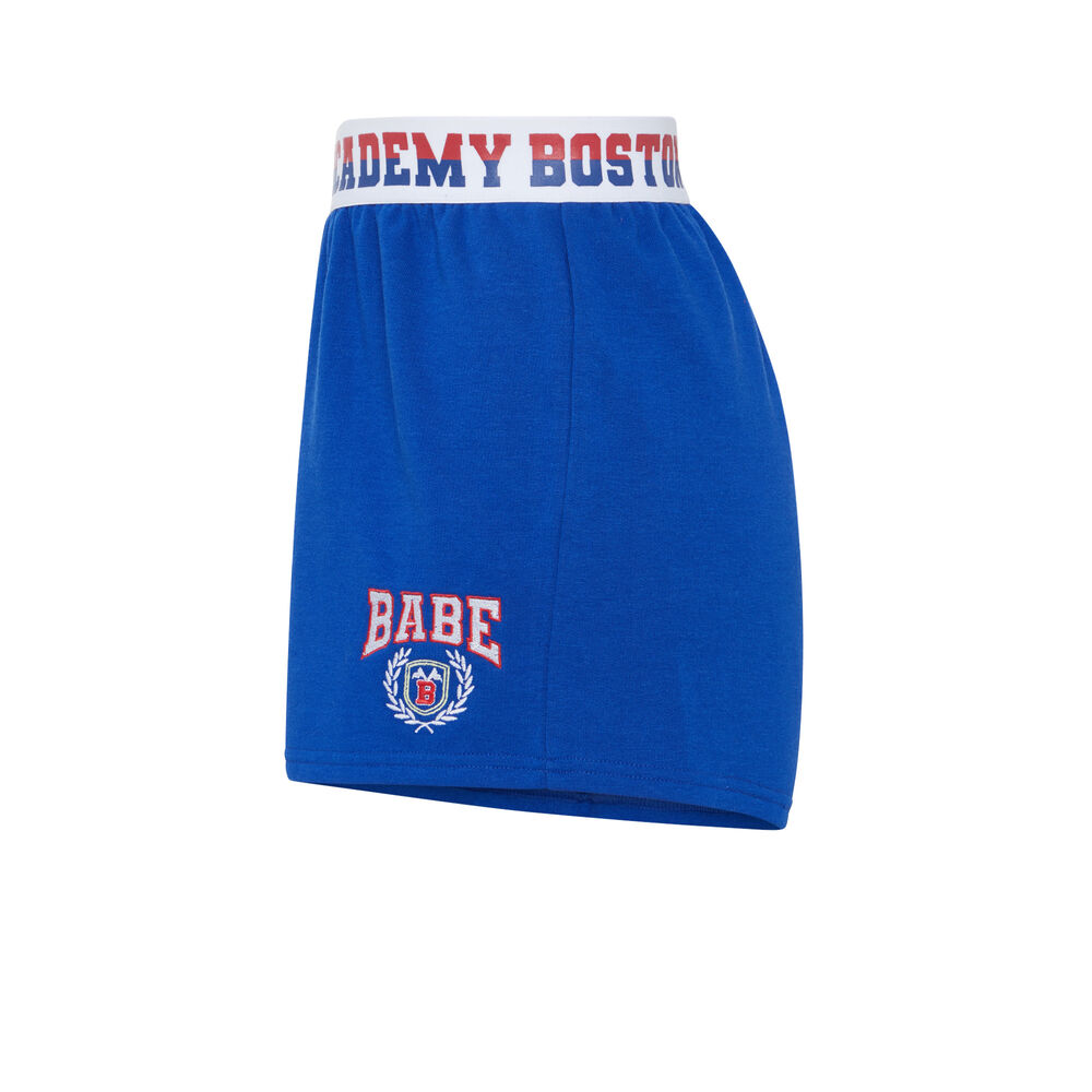 Short taille élastique - bleu bleu.