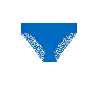 Shorty en micro shomiz bleu roi.