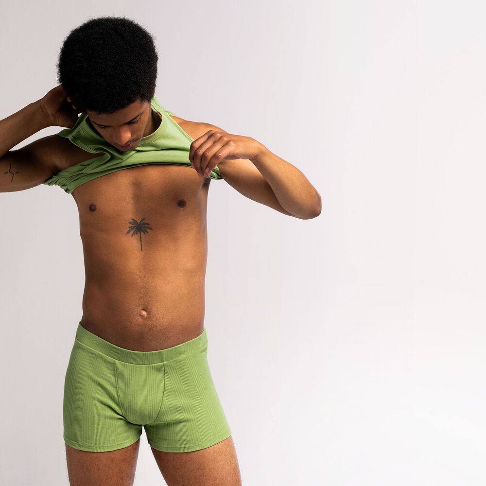 Short unisexe en jersey uni - vert vert.