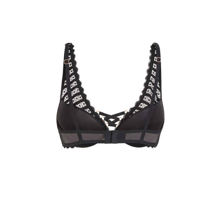 Soutien-gorge foulard push noir modiz Soutien-gorge foulard push noir modiz;