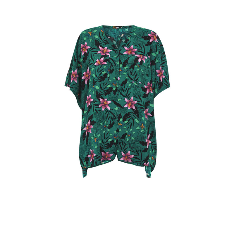 Combishort imprimé tropical - vert Combishort imprimé tropical - vert;