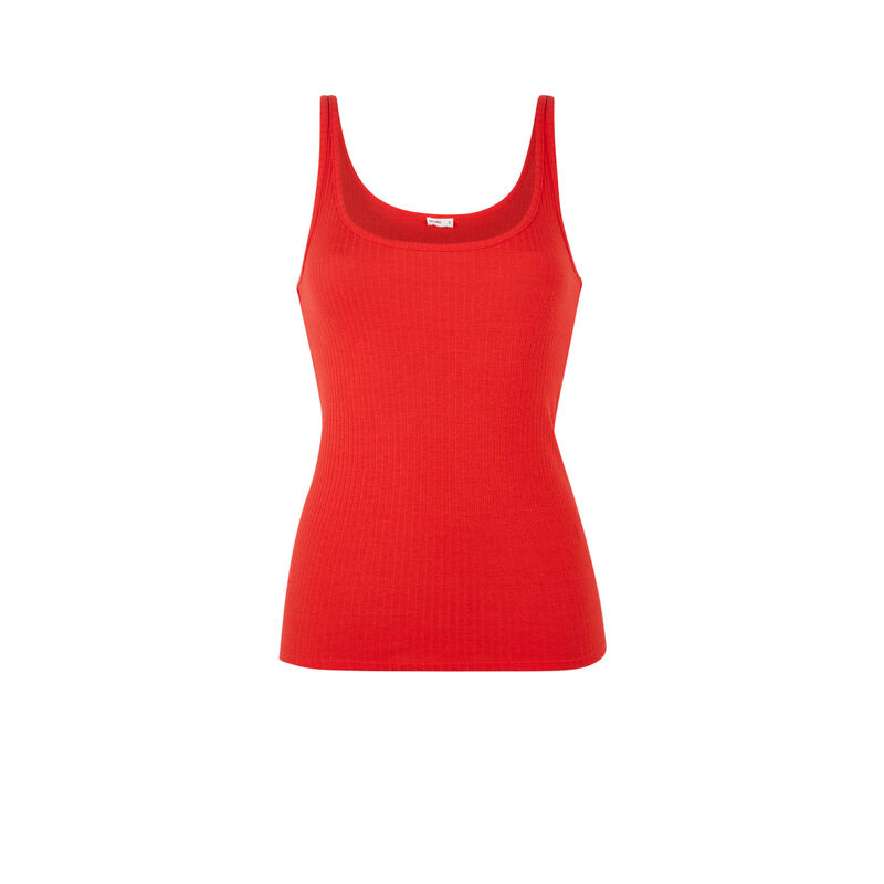 Top débardeur en jersey uni debidiz Top débardeur en jersey uni debidiz;