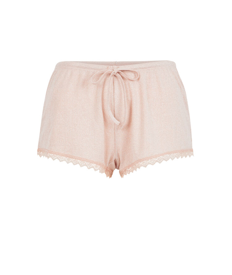Short en jersey brillant luximiz rose.