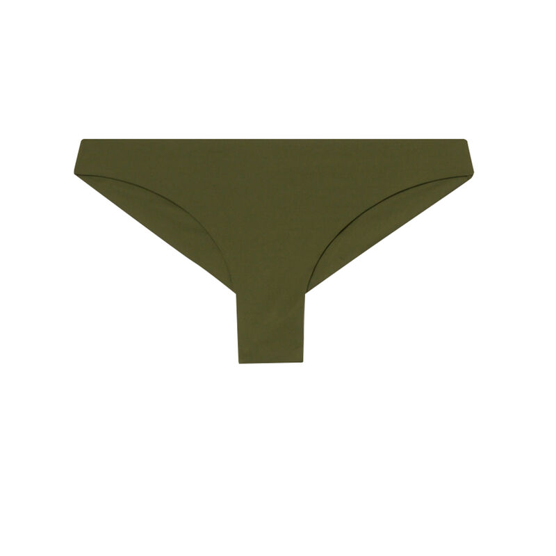 bas de maillot de bain tanga uni - kaki bas de maillot de bain tanga uni - kaki;