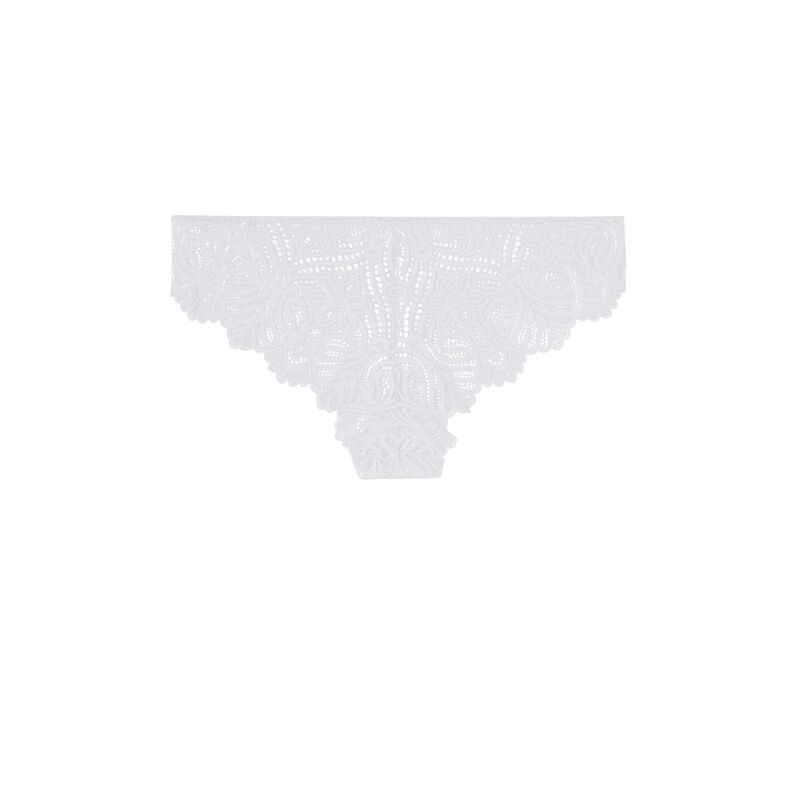 Shorty en dentelle - blanc Shorty en dentelle - blanc ;