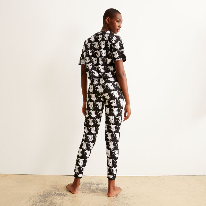 pantalon à motifs les 101 Dalmatiens - noir pantalon à motifs les 101 Dalmatiens - noir;