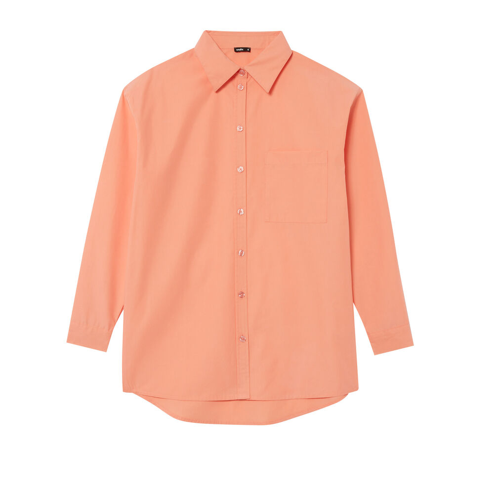 Chemise unisexe - pêche orange.