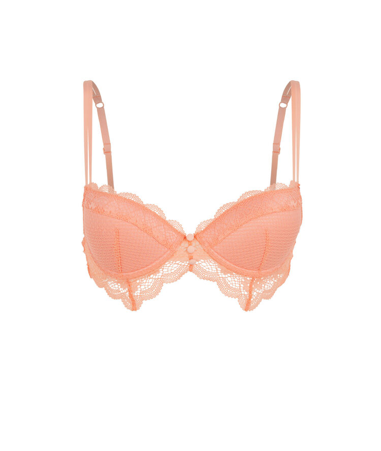 Soutien-gorge push-up dentelle - rose poudré rose poudré.