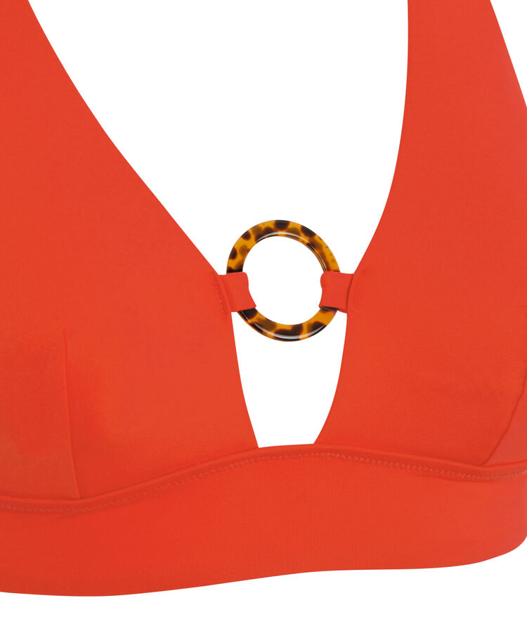 Haut de maillot de bain triangle - orange orange.