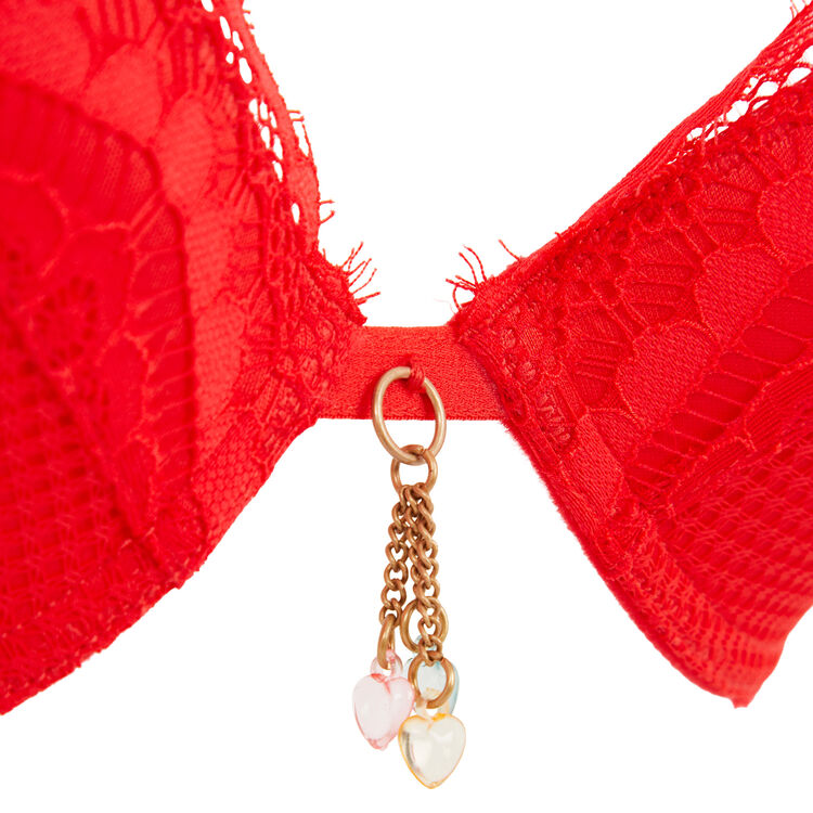 Soutien-gorge push-up behappiz rouge.