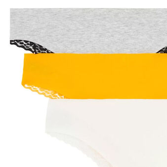 Lot de 3 tanga en coton uni clintangiz.