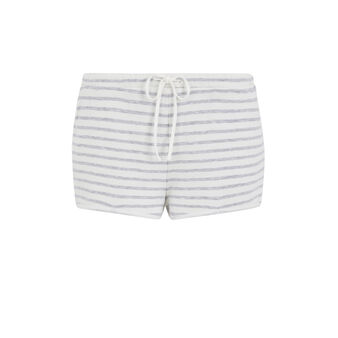 Short molletonne rayvetiz gris clair.